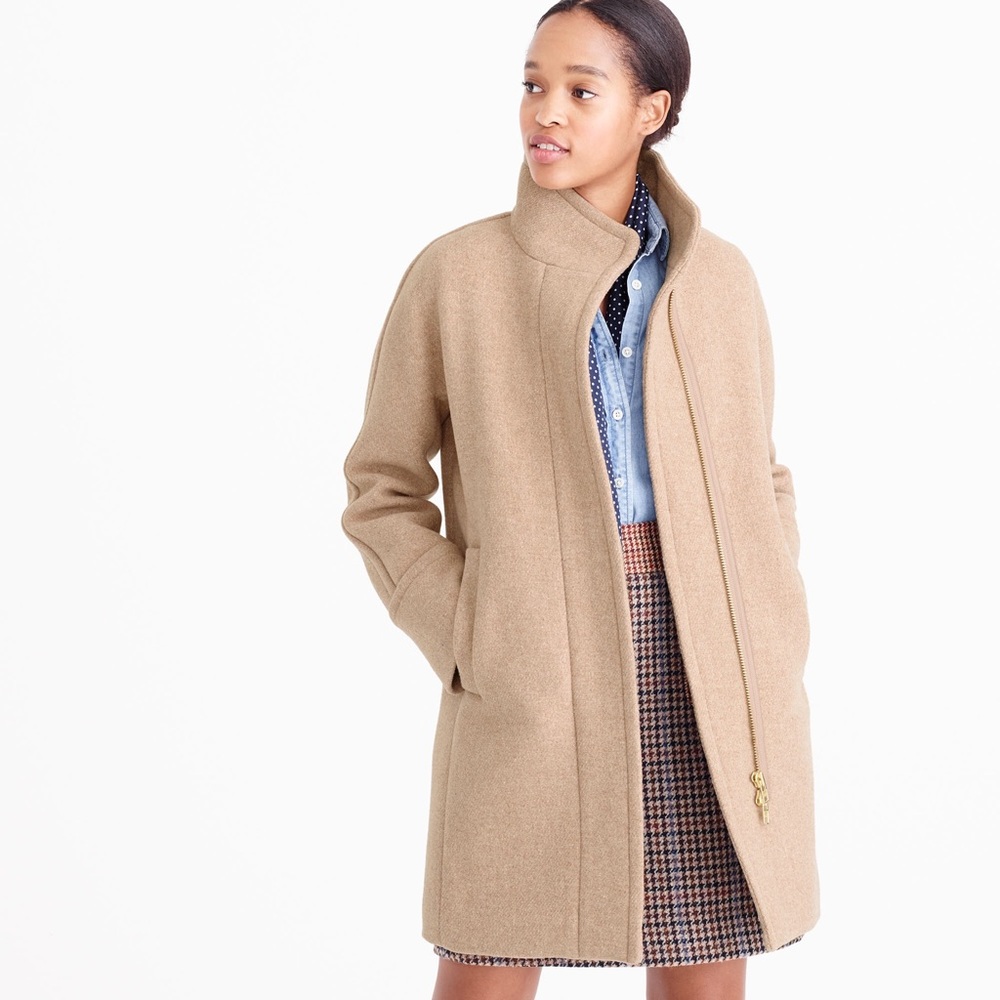 J.Crew Cocoon Coat in Sandstone size 0